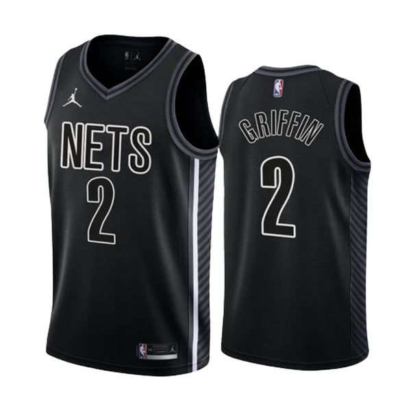 Brooklyn Nets Trikot Blake Griffin 2 2022-23 Statement Edition Schwarz Swingman - Herren Brooklyn Nets Trikot Blake Griffin 2 2022-23 Statement Edition Schwarz Swingman - Herren